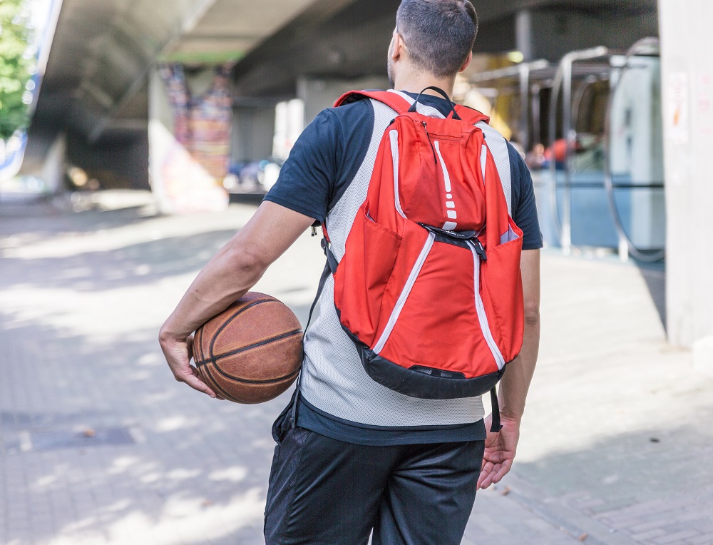 backpack in sport